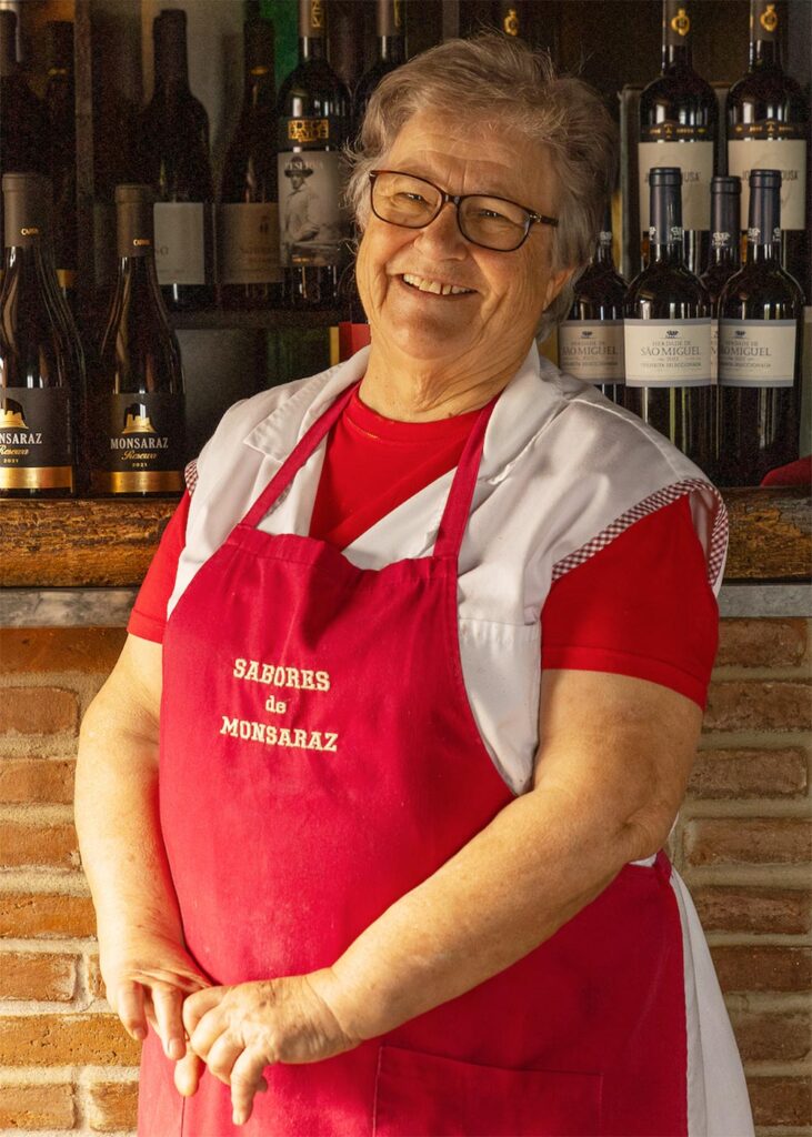 Isabel, owner of the famous restaurant Sabores de Monsaraz. 
